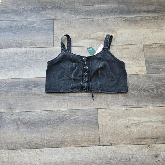 NWT - Denim Crop Tank Top, Size: XXL - Picture 5 of 12